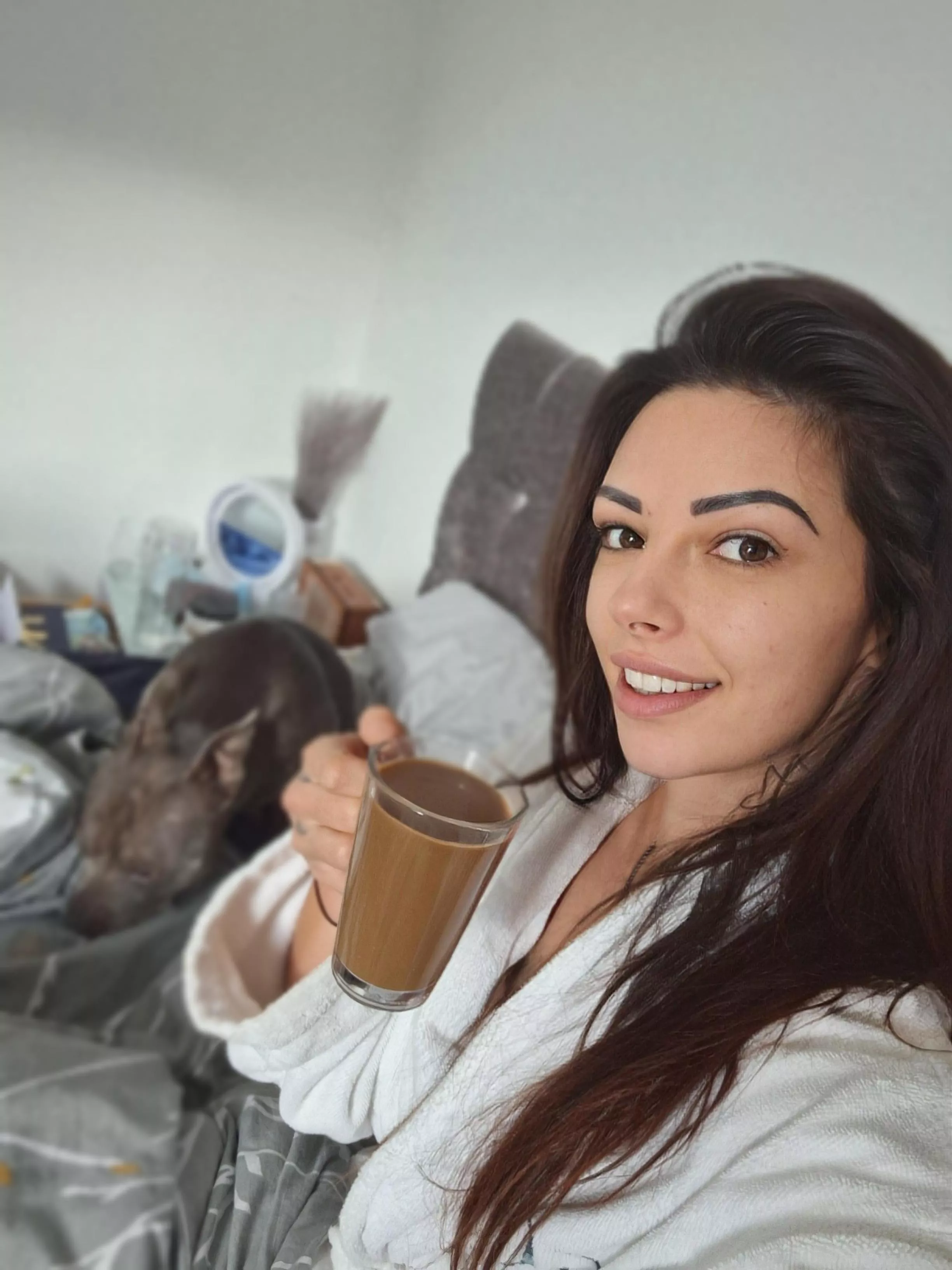 I love coffee in bed 
