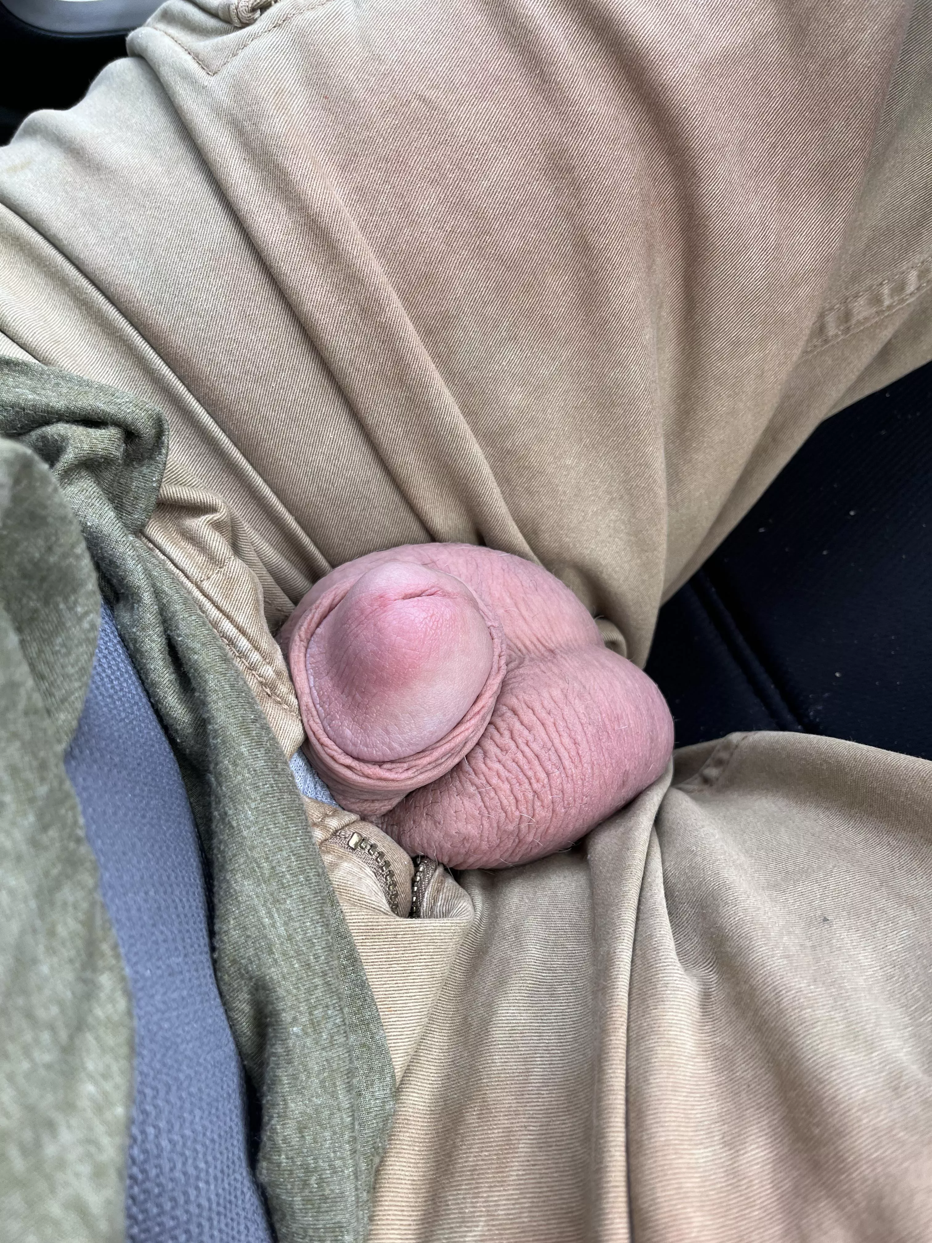 If I pulled my small dick out on our date , would you suck on it?