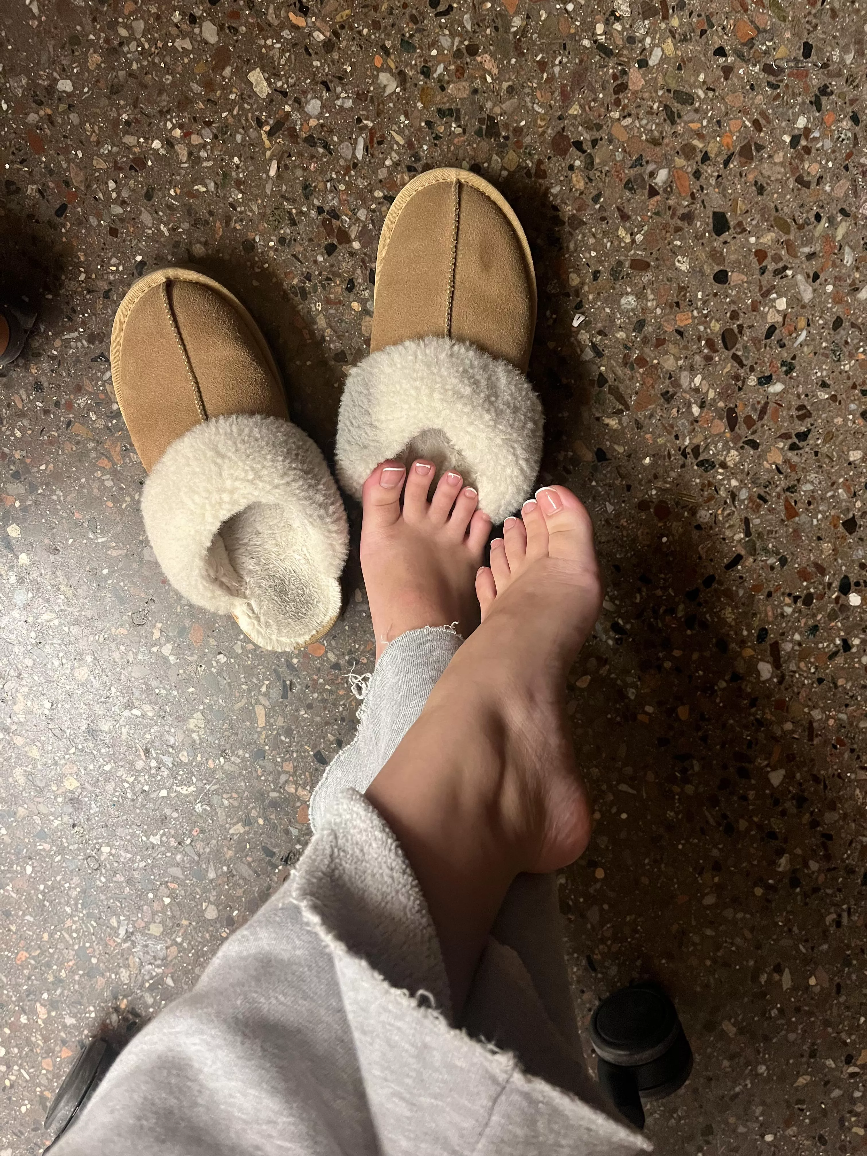 my coworkers love seeing my feet at the desk