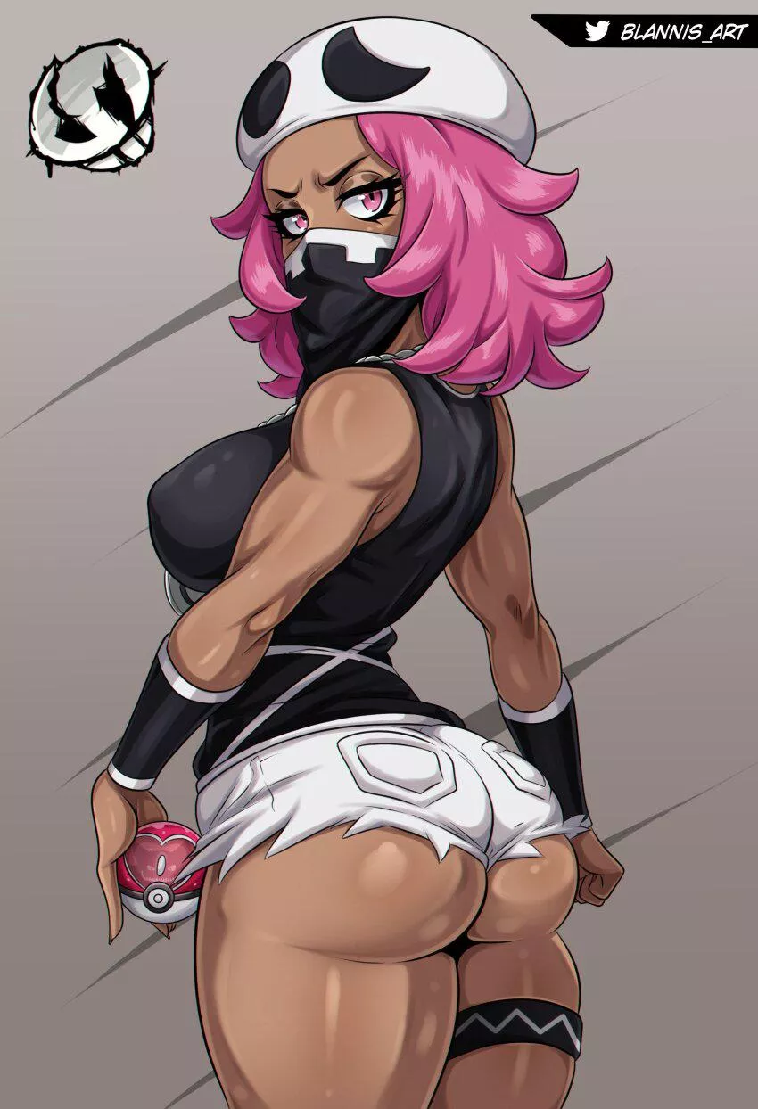 Team skull grunt has cheeks
