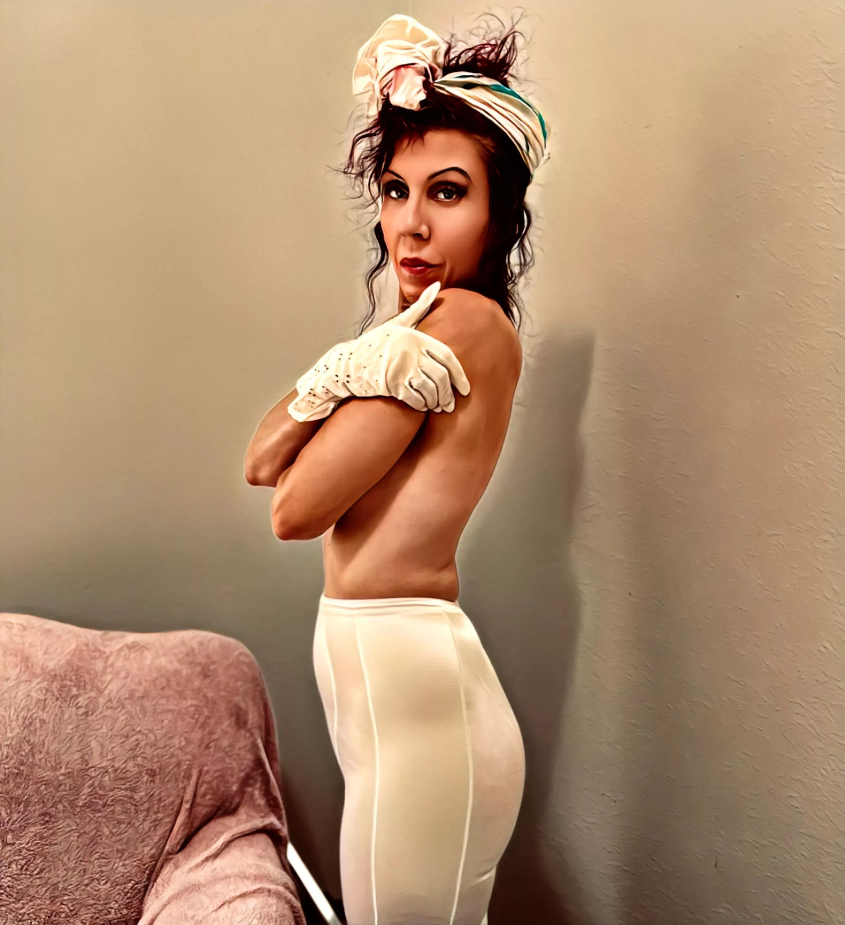 This the way to go when you want to keep it smooth from your natural waist to your thigh…  The retro filter is jut or fun. 