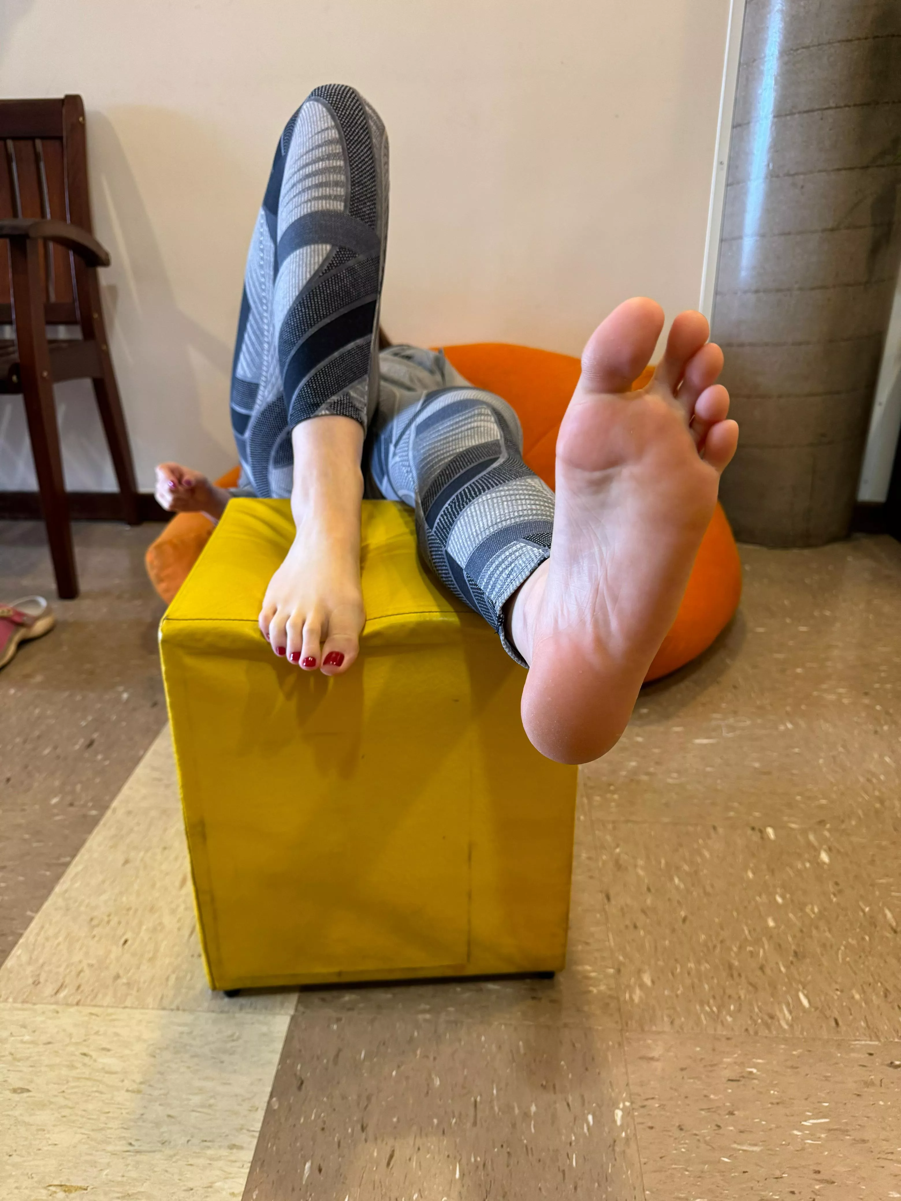 What gets you on more...my red toes or the soft soles?