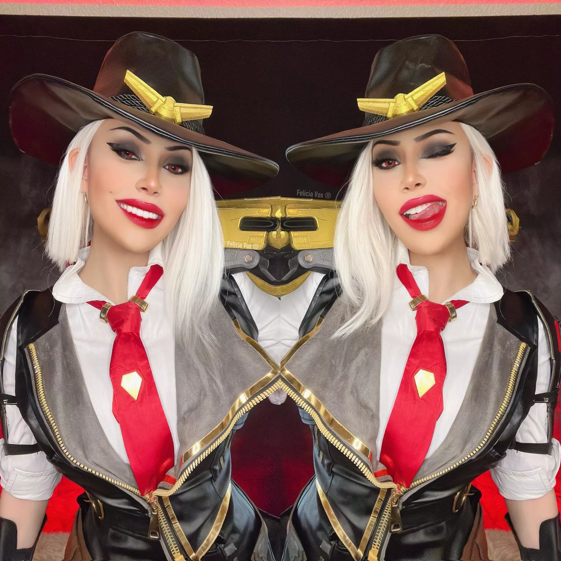 Ashe cosplay from Overwatch by Felicia Vox