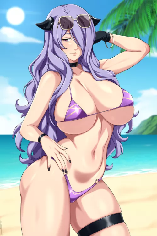 Camilla in a small bikini (Lindaroze)