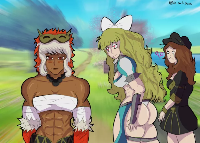 Charlotte found her real love in Rinkah not in Dorothea :P - by me (Nothing againts Dorothea, but Charlotte x Rinkah is My OTP) 