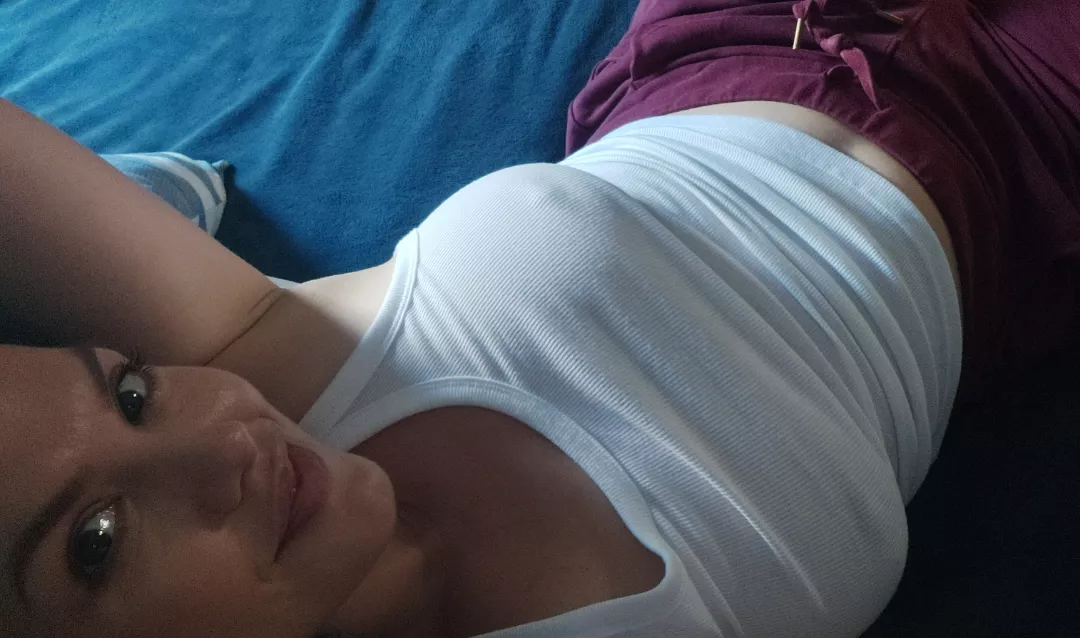 Felt cute lounging in my bed