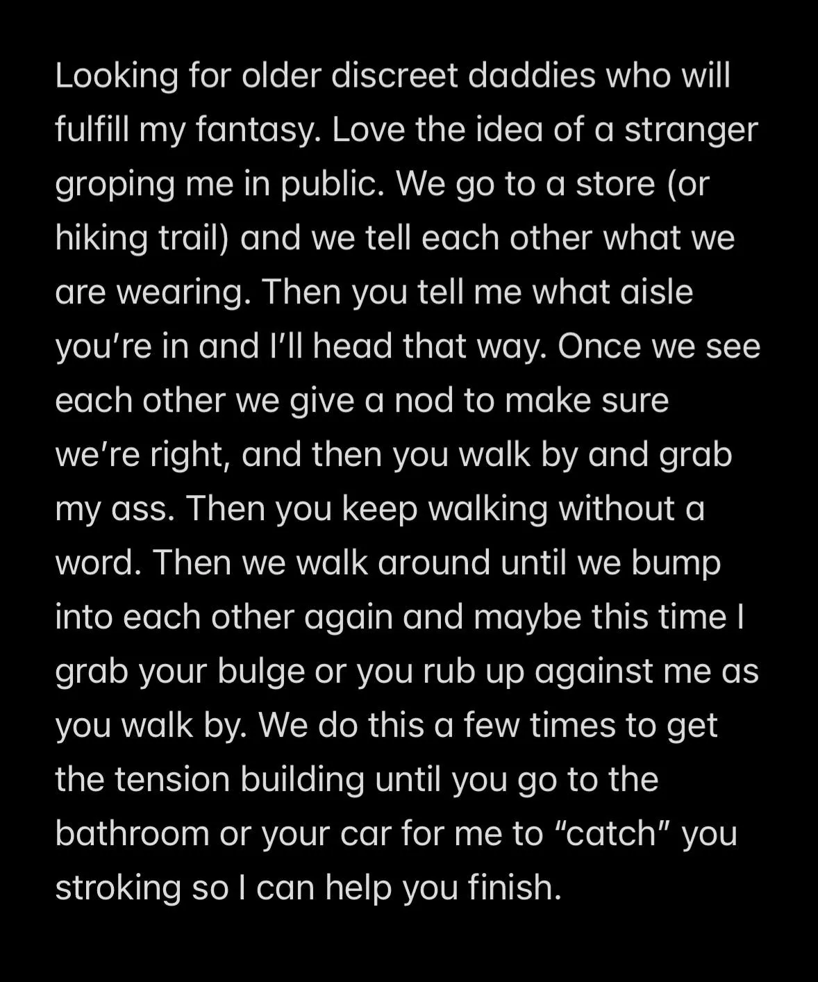 FTM looking for older 