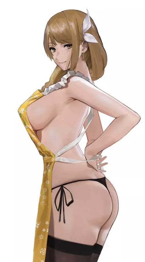 Goldmary wearing an apron [by j@ck]