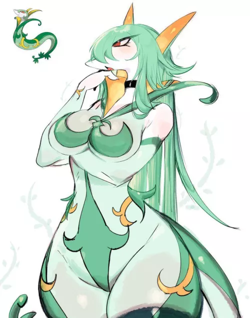 Goth Serperior isn’t something I knew I needed until now (usa37107692)