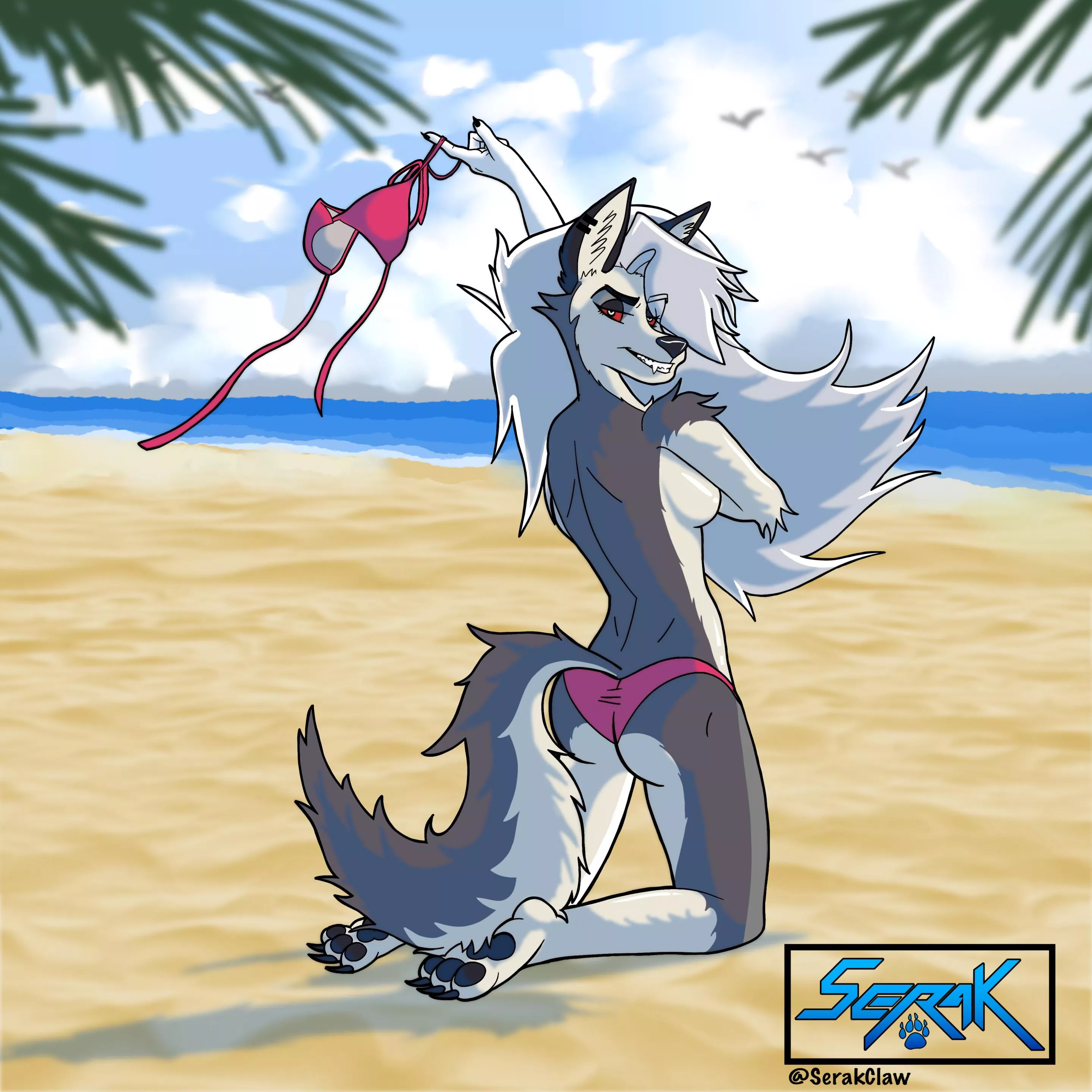 ‘Hot Hellhound’ - Loona [F] (SerakClaw)