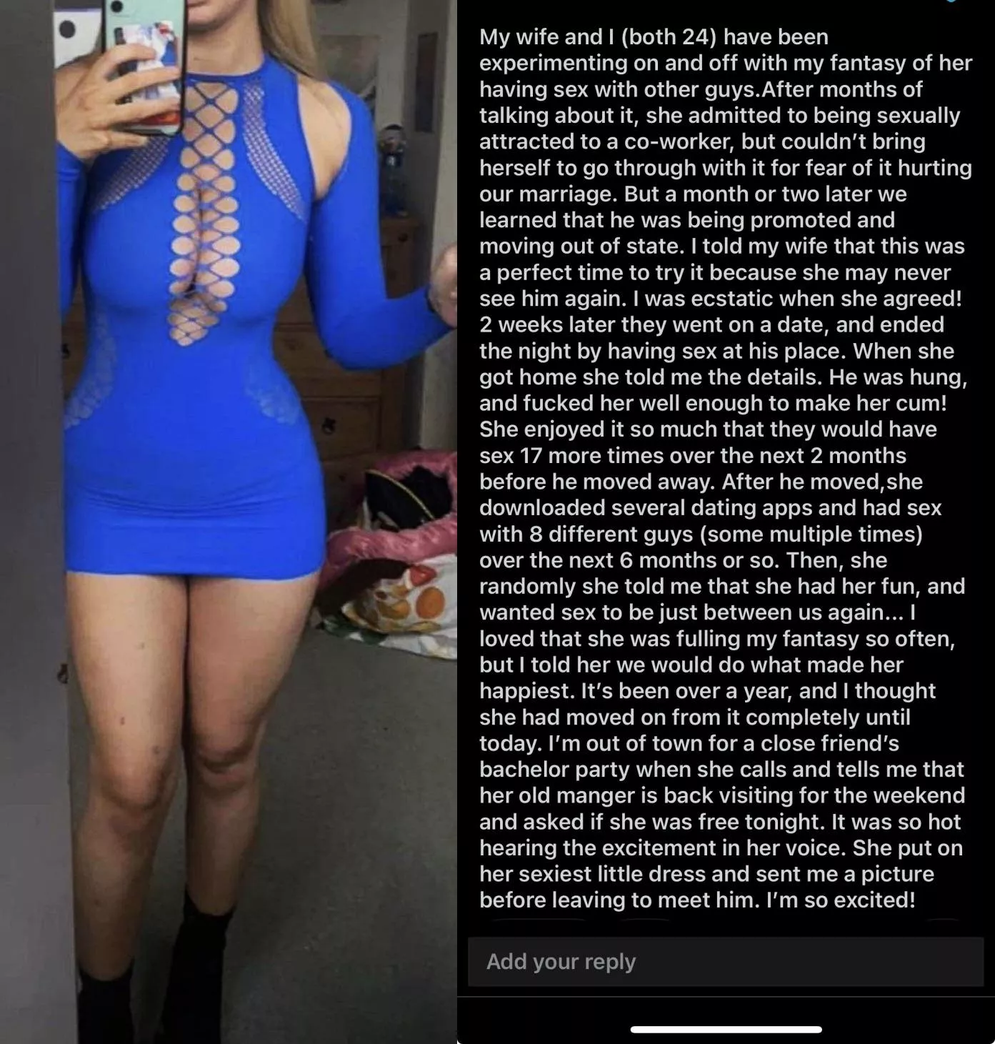 🥵Hotwife short stories🥵 After experiencing the lifestyle in the best ways, this husband is hoping his wife’s interest gets reignited by an old flame 🔥