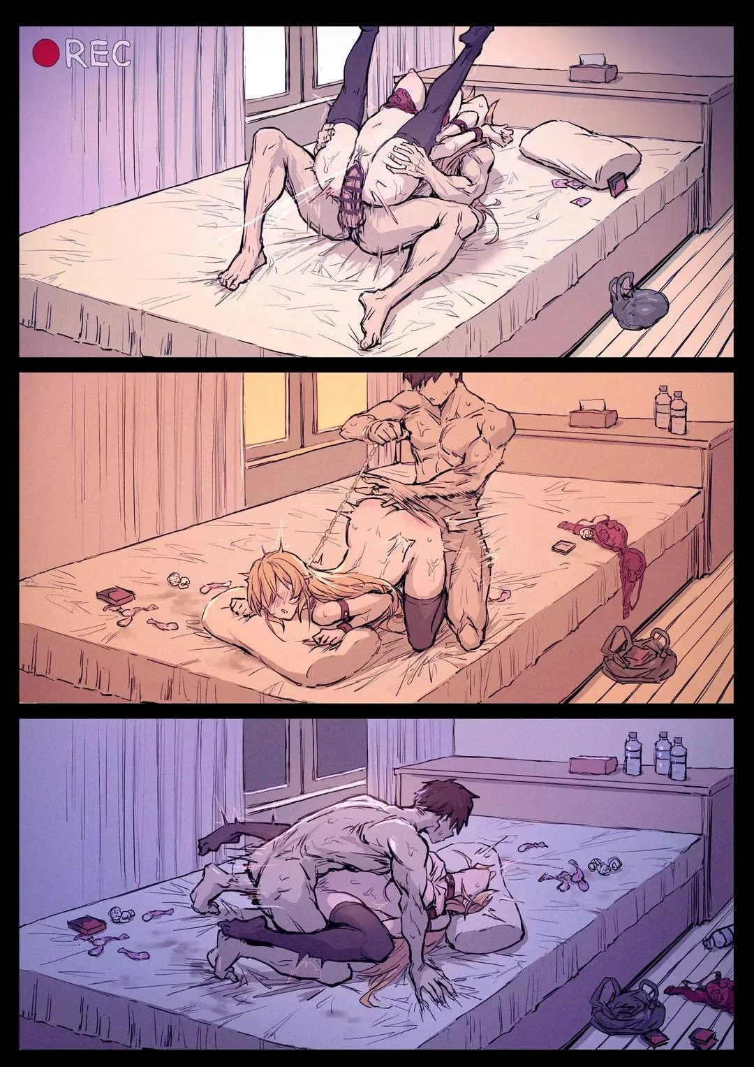 Imagine being stuck as a breeding slut all day long without a break~