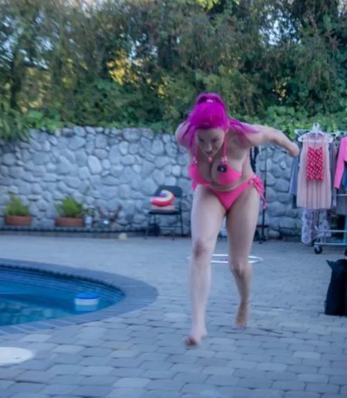 Lily running away from Miguel’s anal cave 