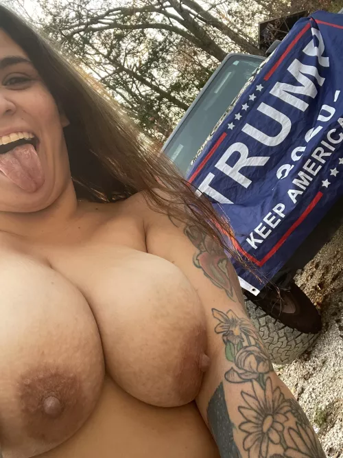 Love me or hate me, the country is great again 