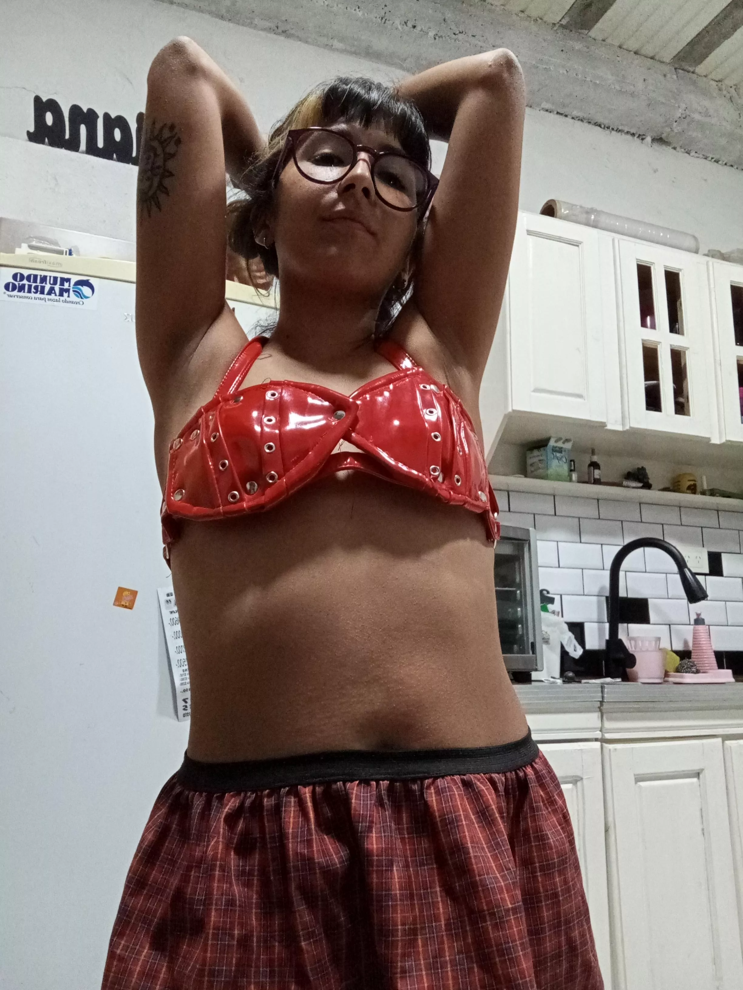 Perfect view on my armpits