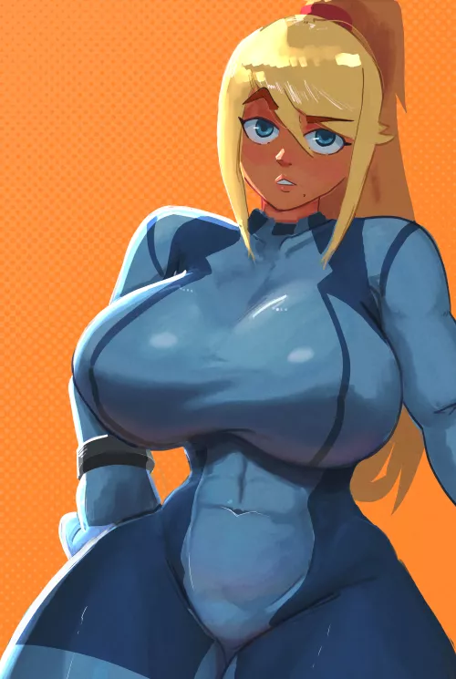 Samus the queen (Art by Dand-u