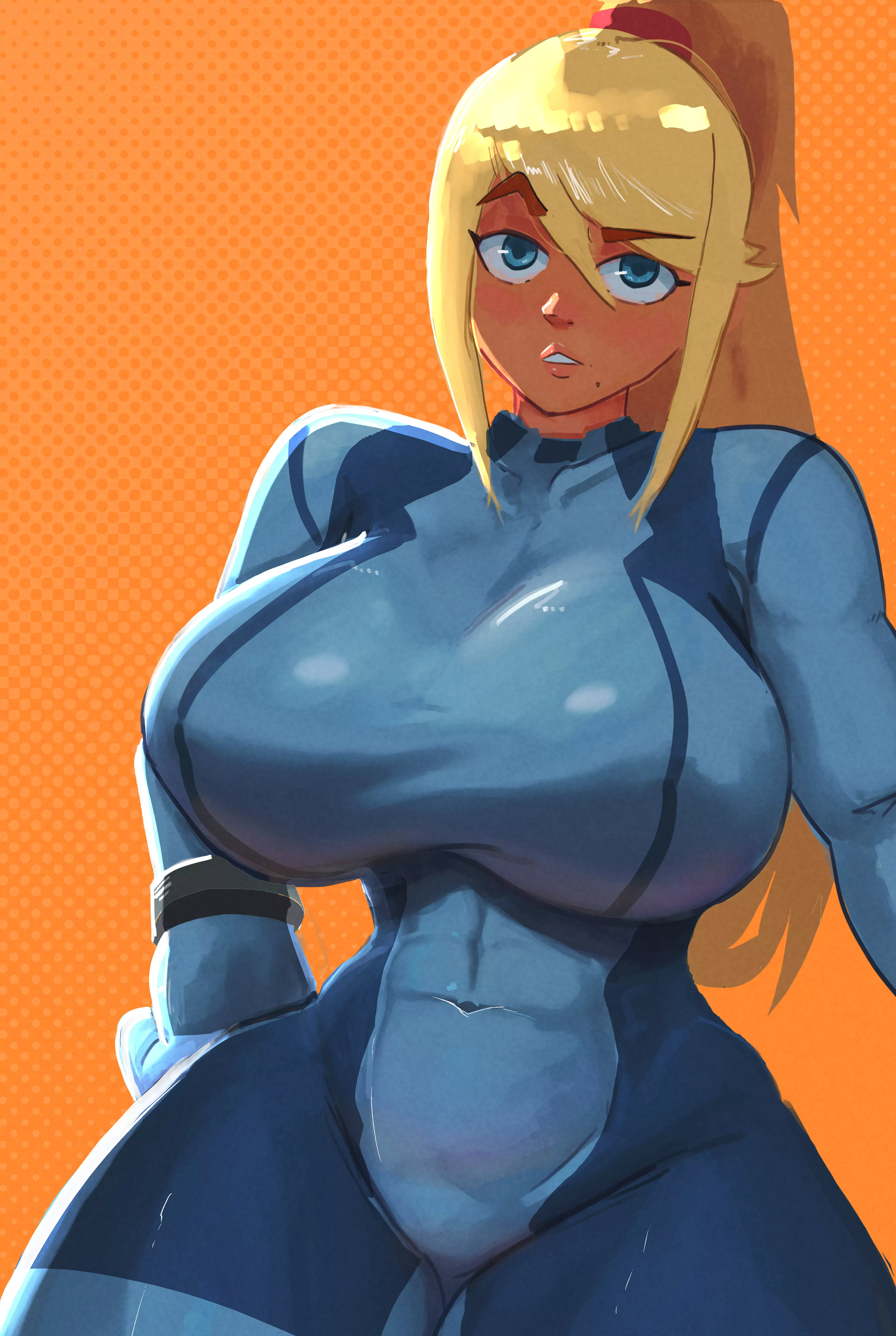 Samus the queen (Art by Dand-u
