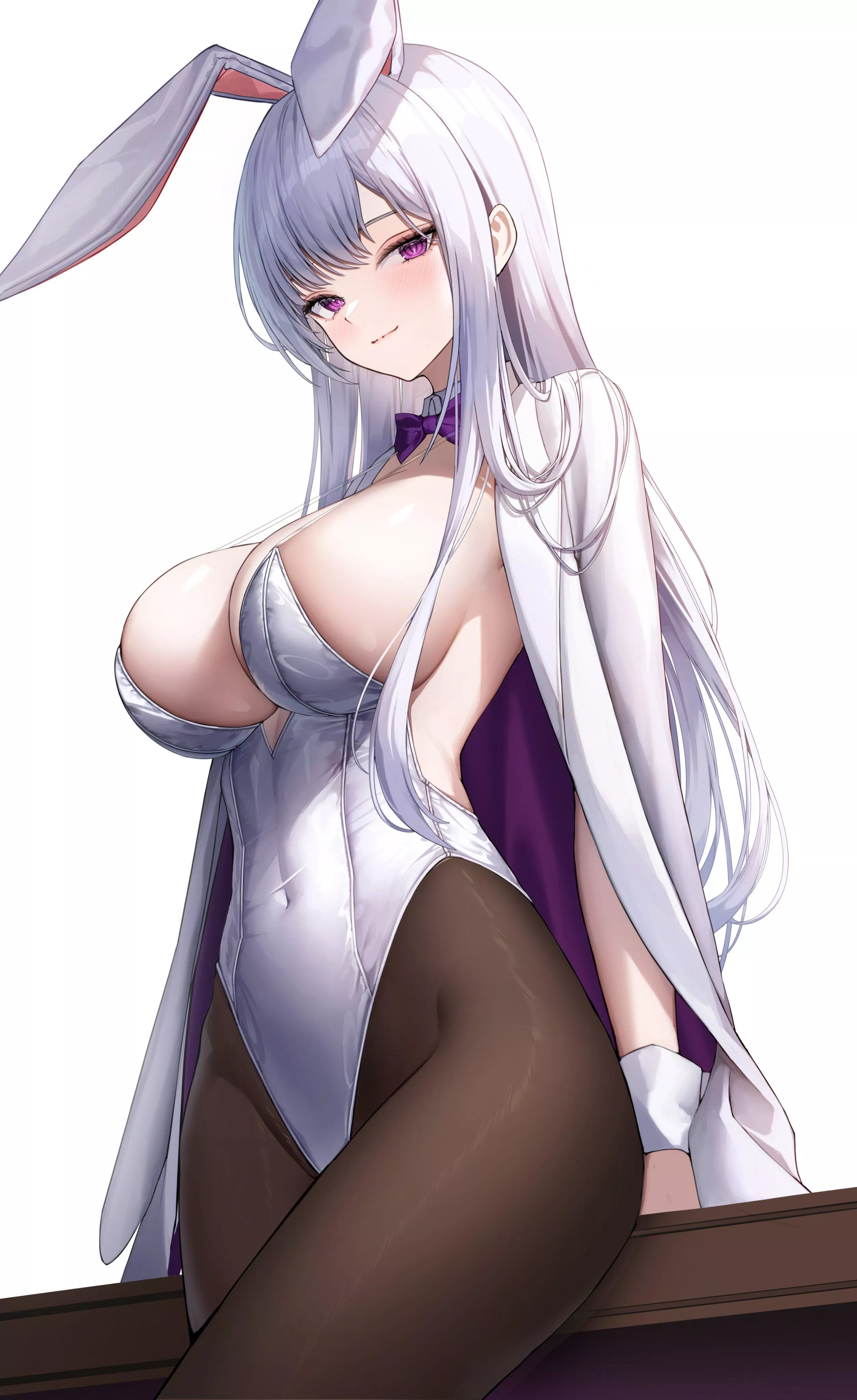 Silver Bunny Girl 