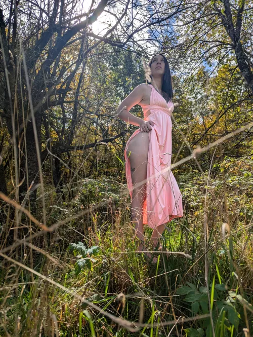 T'oserais passer une nuit de passion sauvage avec moi dans cette nature pour une fois ? 