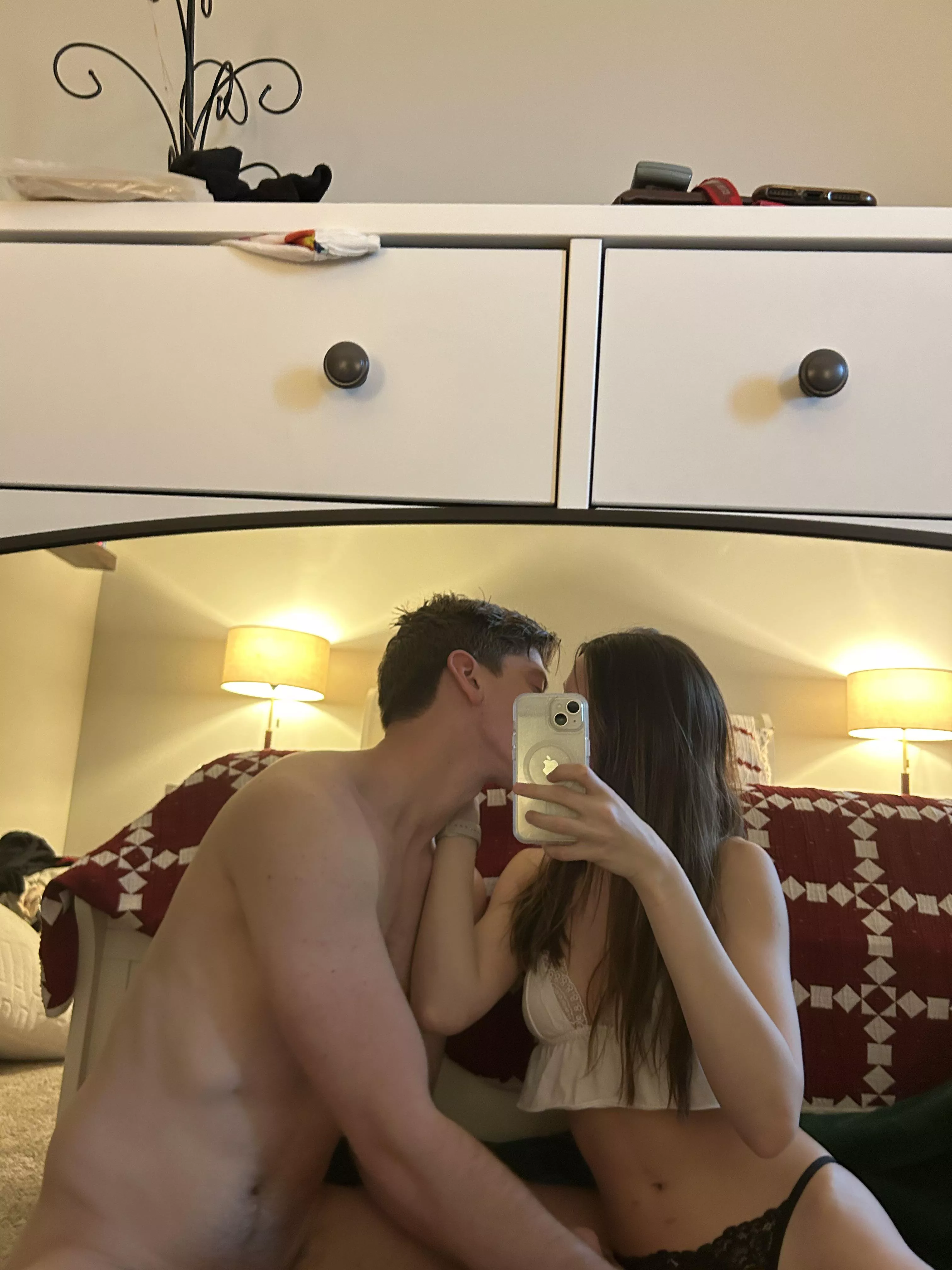 We love mutually masturbating together. Two college fiancés - Bo & Bella