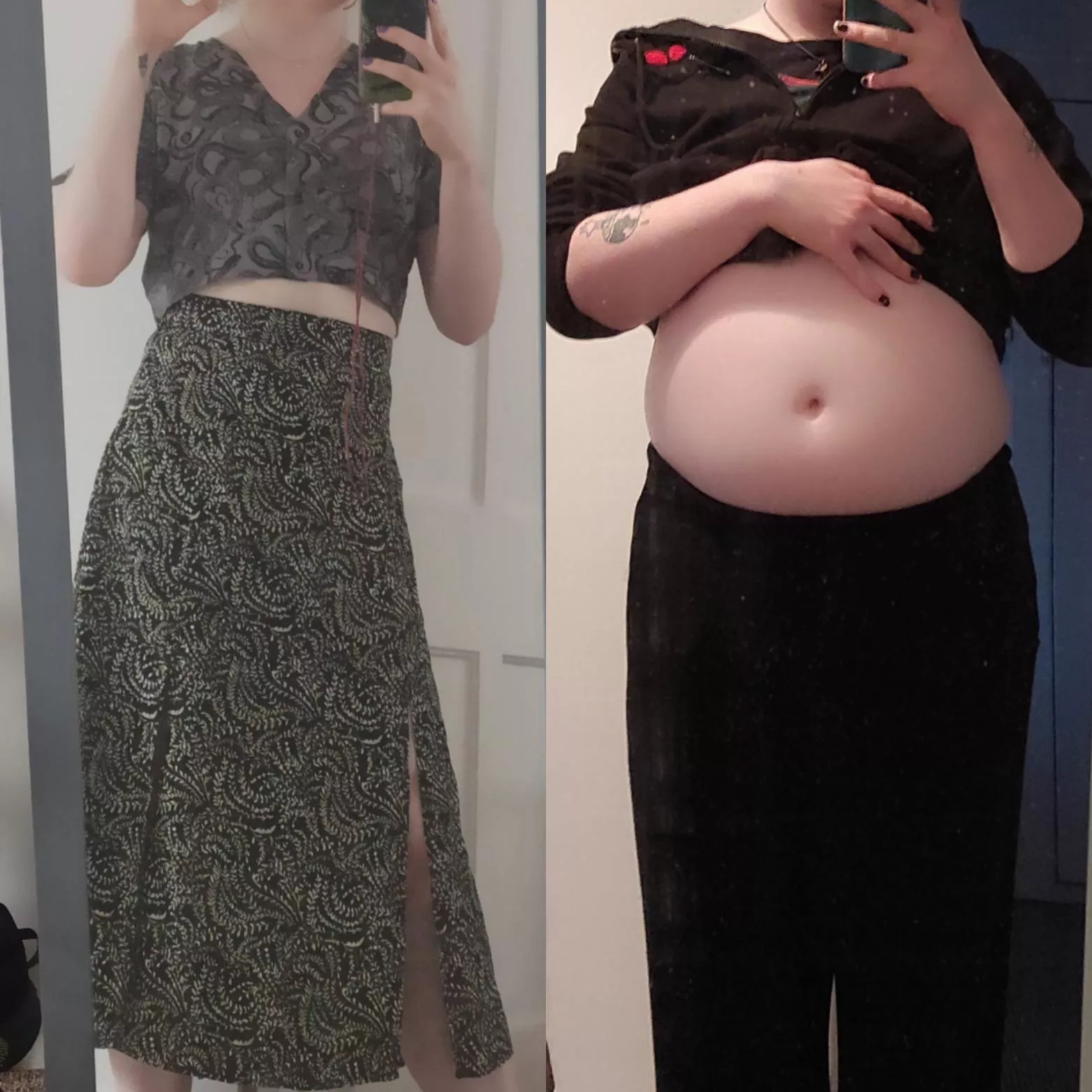 Almost reached my first year of gaining 🥰 +75lbs