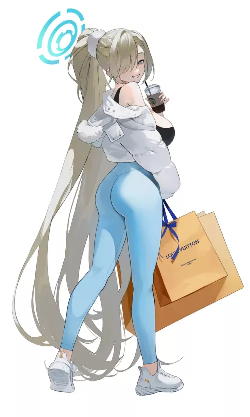 Asuna after the Shopping Date [Blue Archive]