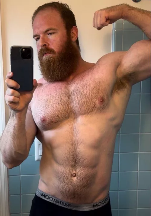 Body depleted, beard full