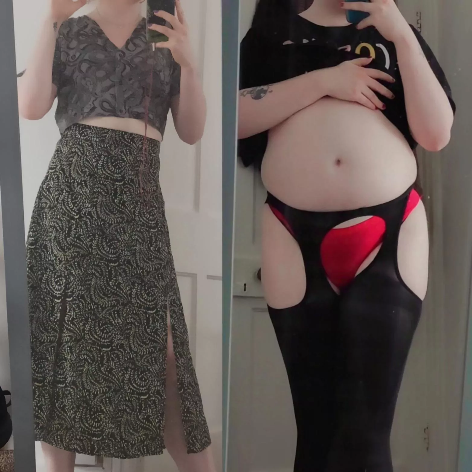 Can't believe I even attempt to look sexy after absolutely ruining my body for a year 🥺