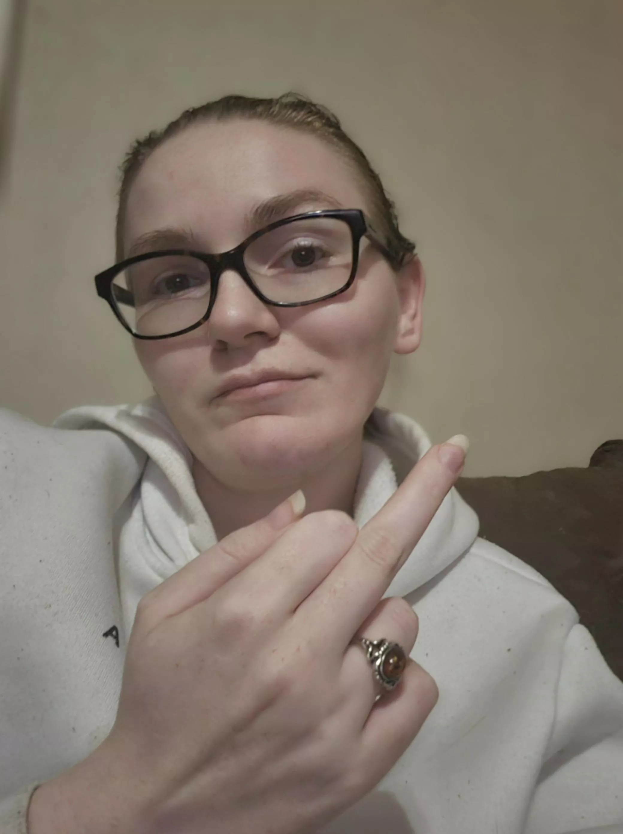 Did I say you could get hard? Apologize for being so pathetic and count the lines of my knuckle. 