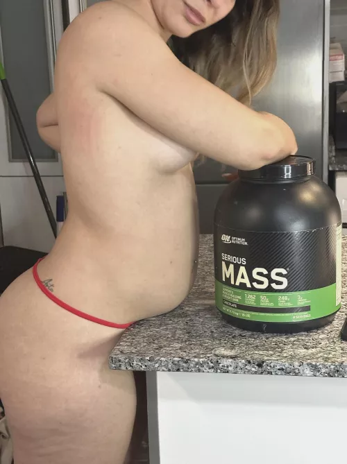 Do you think I'm ruining my figure by eating? Y or N?