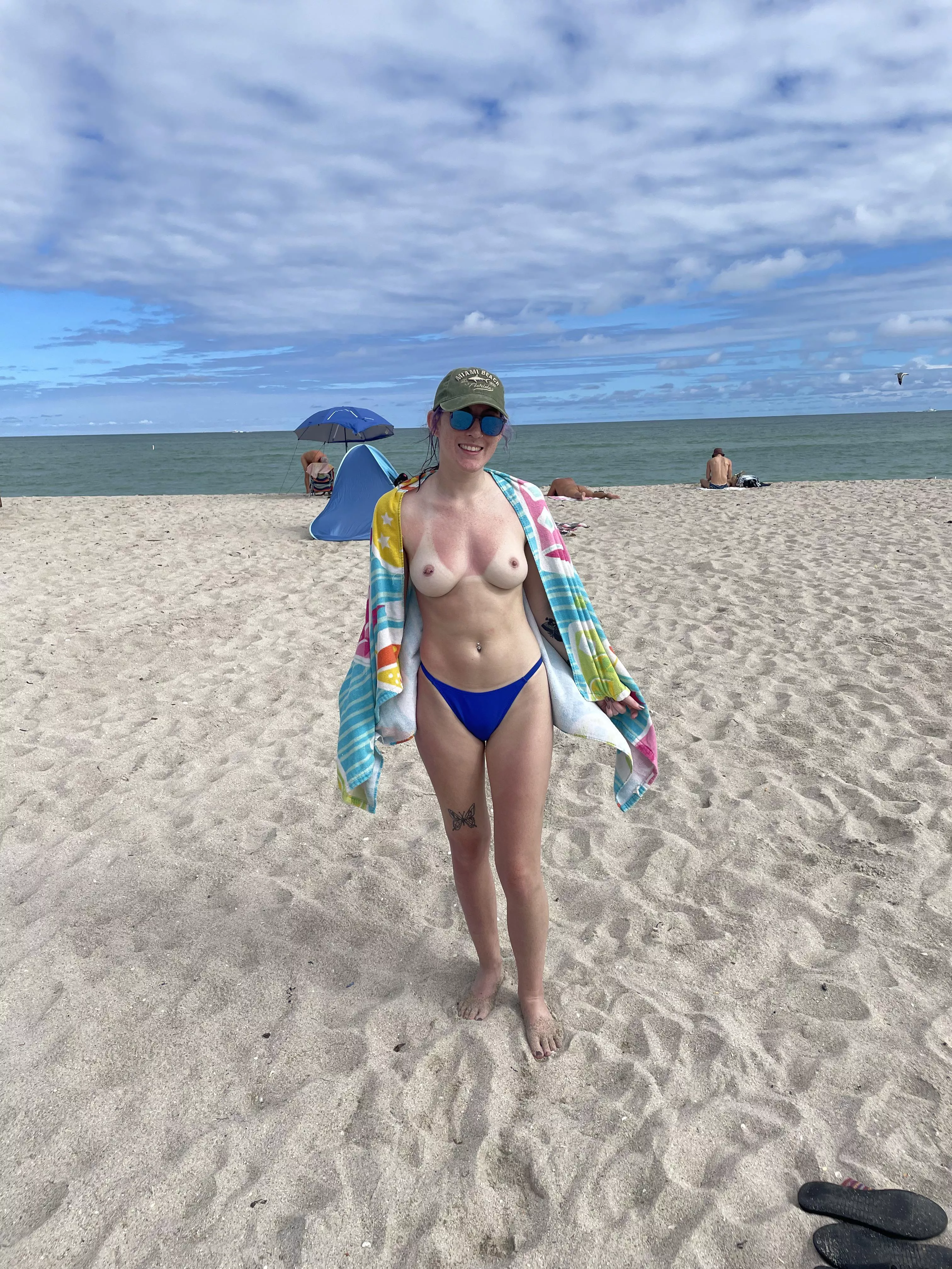 finally made it! hopefully next time I’ll have the courage to take my bottoms off too ;)