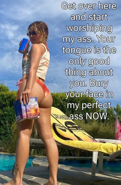 Haley Lu Richardson demands you worship her ass