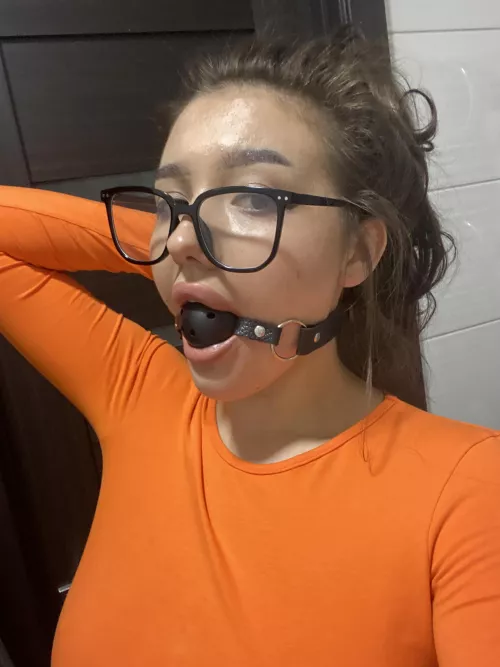 I love the feeling of not being able to moan loudly