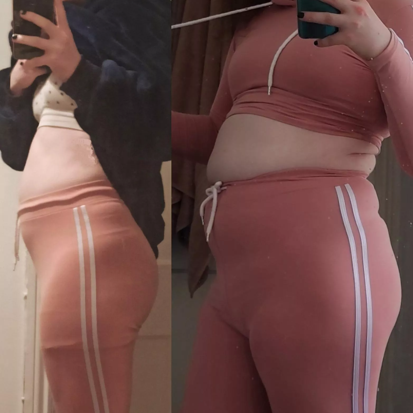 I think I get a little too horny looking at my own progress pictures 😭