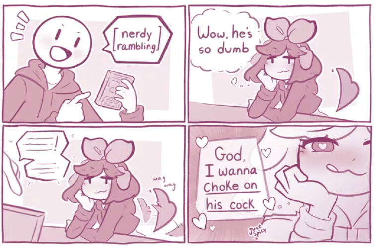 I want to be your friend that fantasizes about sucking your cock while you explain all of your nerdy hobbies to me <3