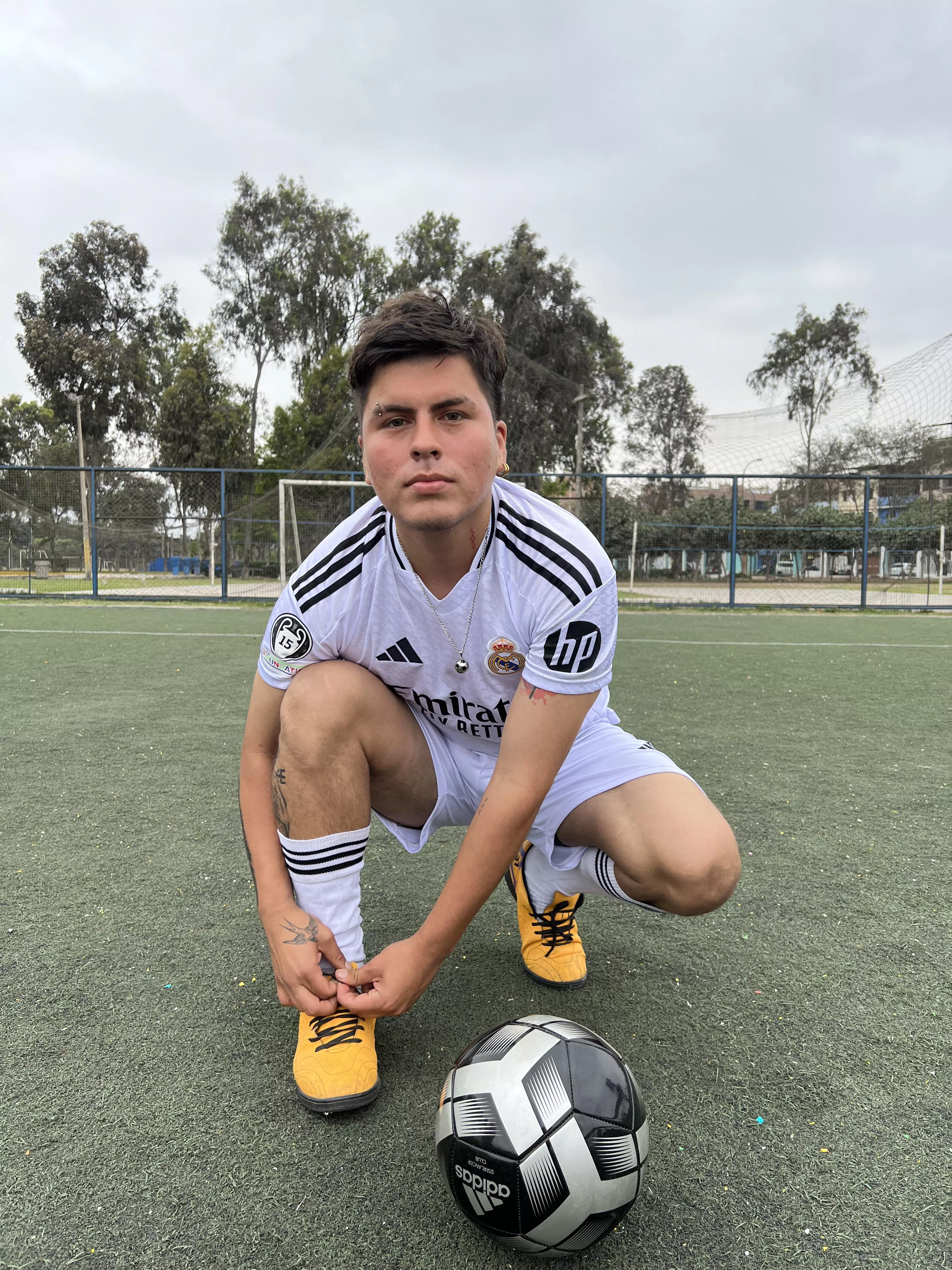 I wear these shoes every time I play they smell bad, but they bring me luck haha