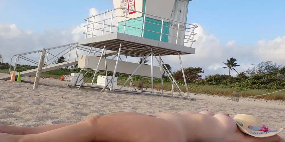It was nice to feel the wind blowing up the beach through my hair…