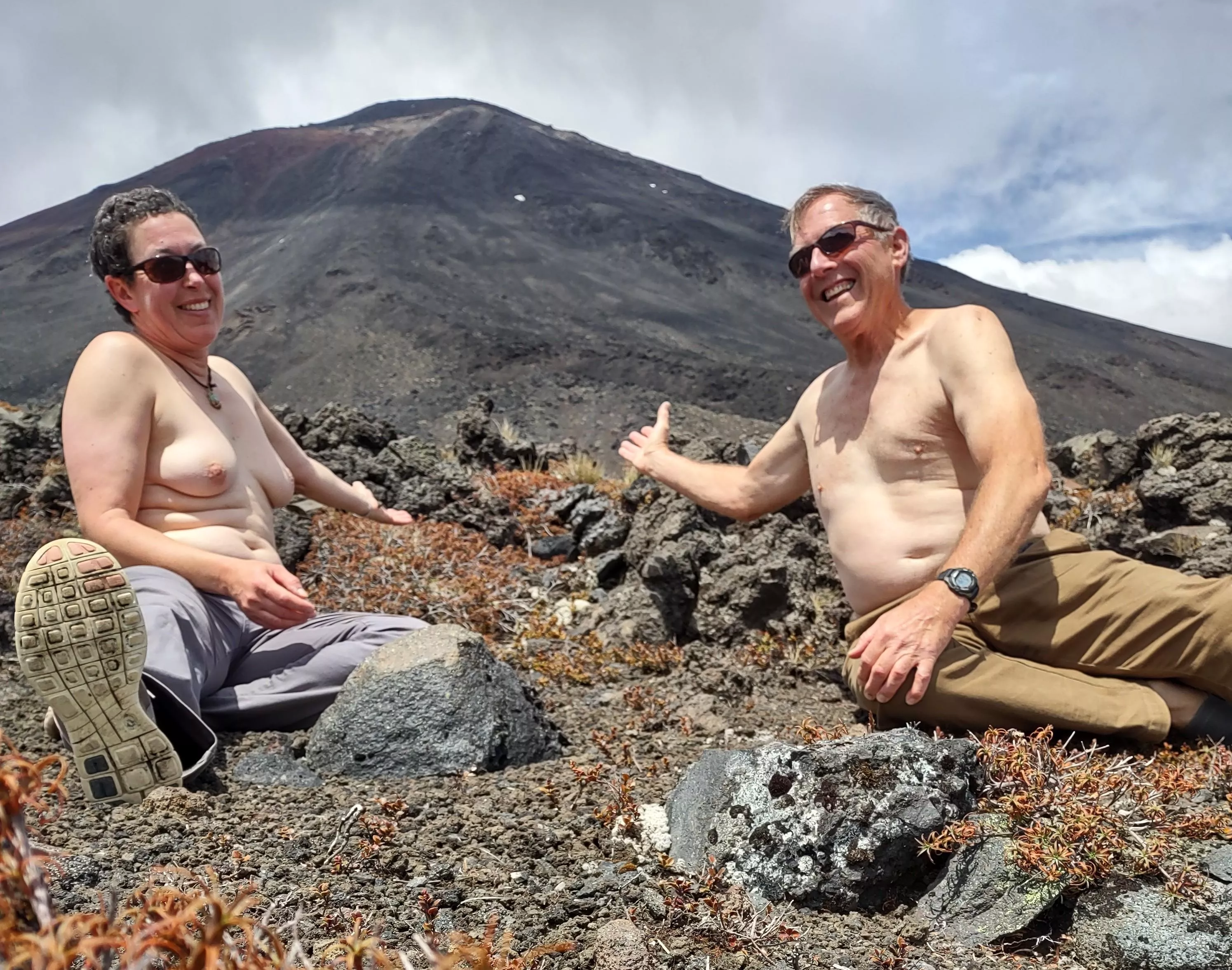 Mt Doom on a sunny not scary day