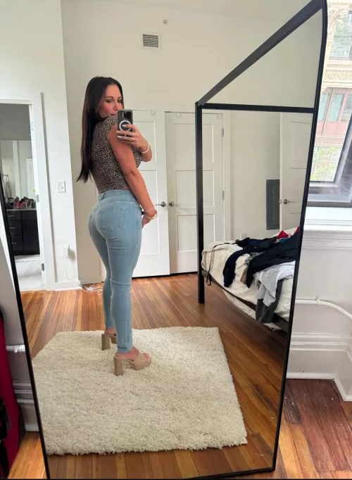 My favorite heels with jeans