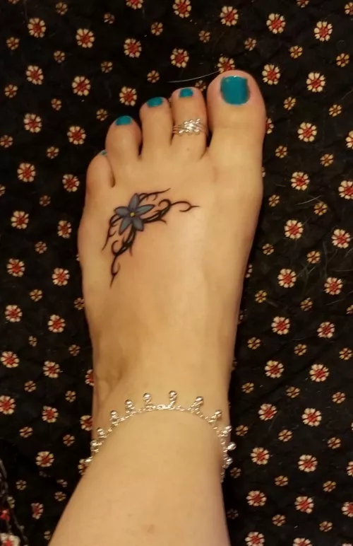 My wifes little foot. Corpus Christi.