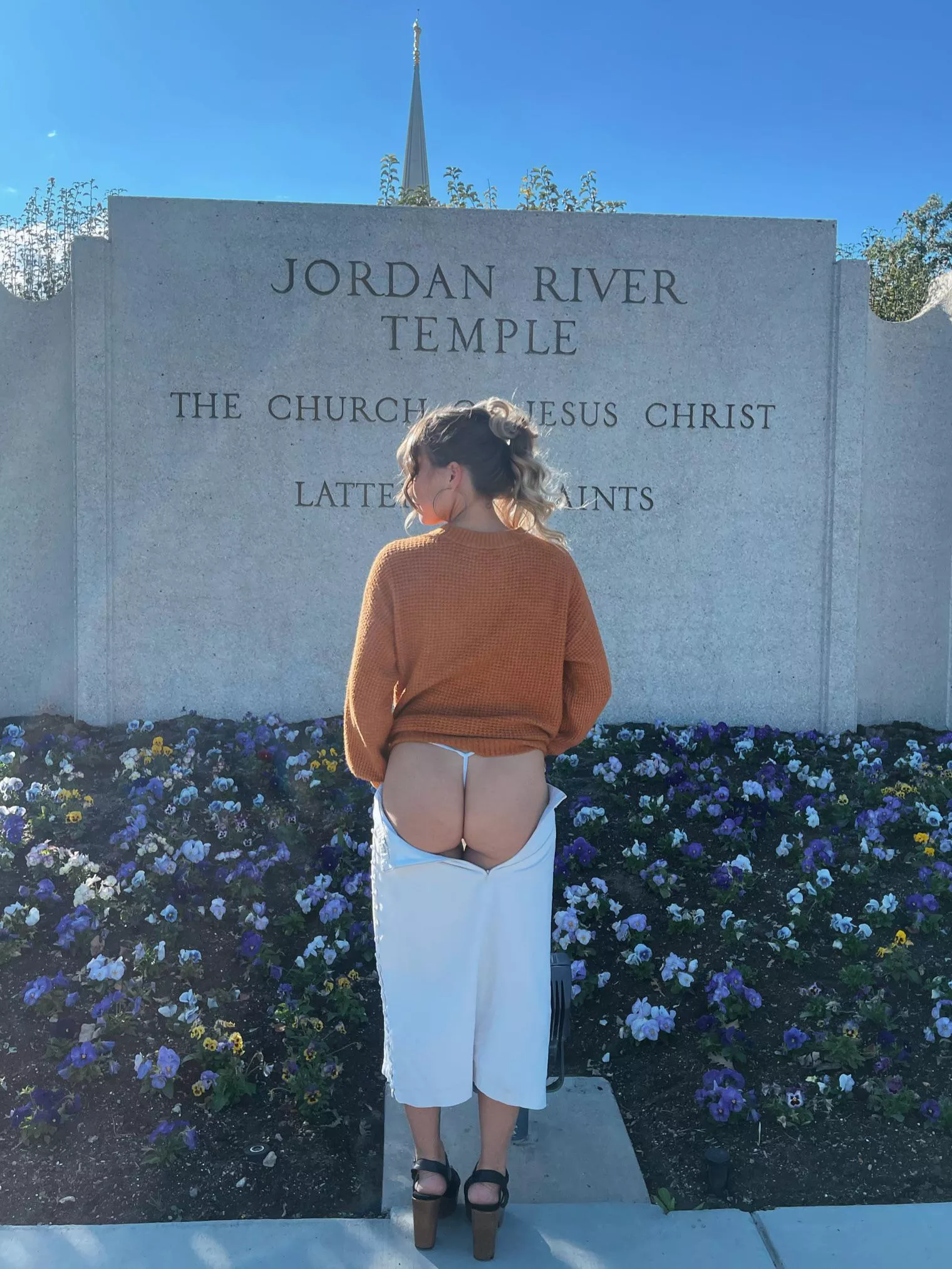 Naughty Mormon church wife