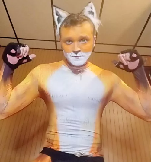 [OC] Am I cute enough for you master?🦊🐾 