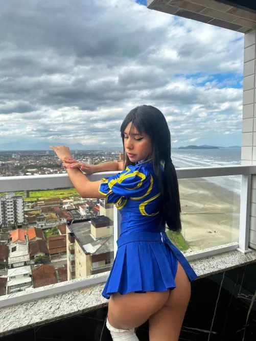 oops i think my skirt got a slit