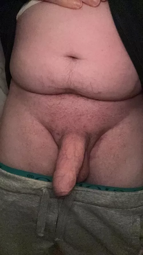 Pulling down my pants…