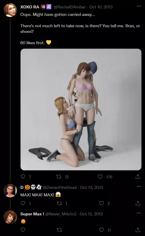 Rachel, Max and Chloe - Social Strip-Tease (CrookedCranny)