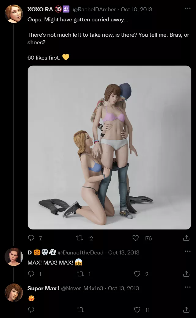 Rachel, Max and Chloe - Social Strip-Tease (CrookedCranny)