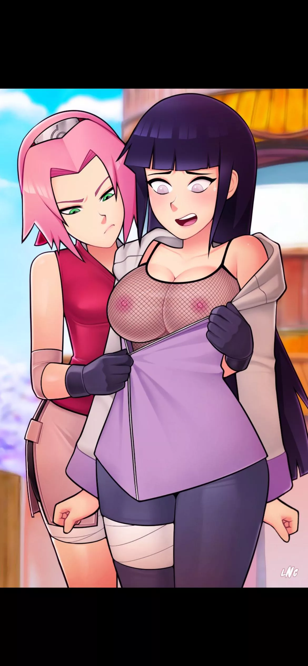 Sakura and hinata 