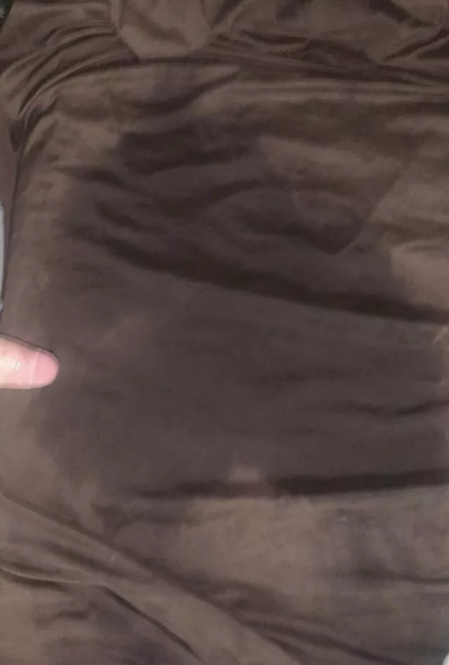 Sweat stain when I got up after few hours gooning. My place always stinks like musky balls and sweaty ass.