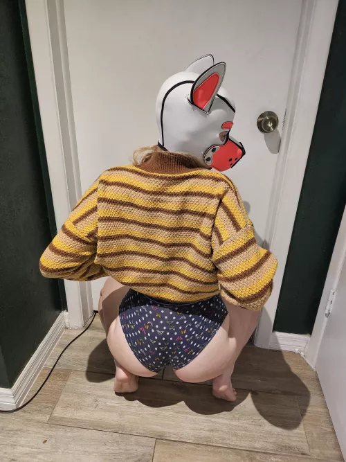 This puppygirl loves to wag her tail~ Woof~! 