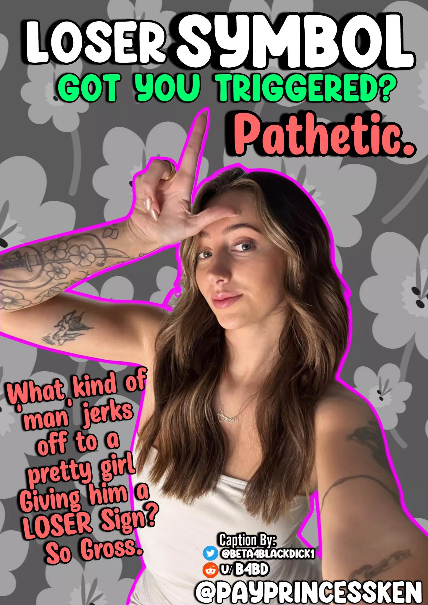 triggered? pathetic.
